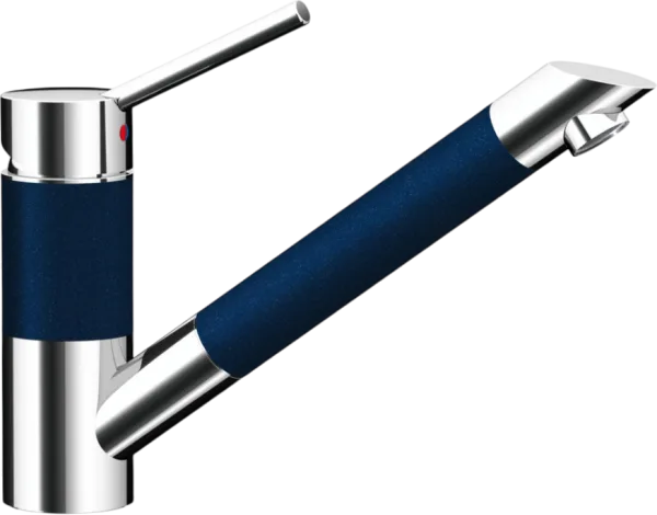 Смеситель для кухни Schock Cristalite SC-200-D выдвижной излив, океан Sancos — Оригинал