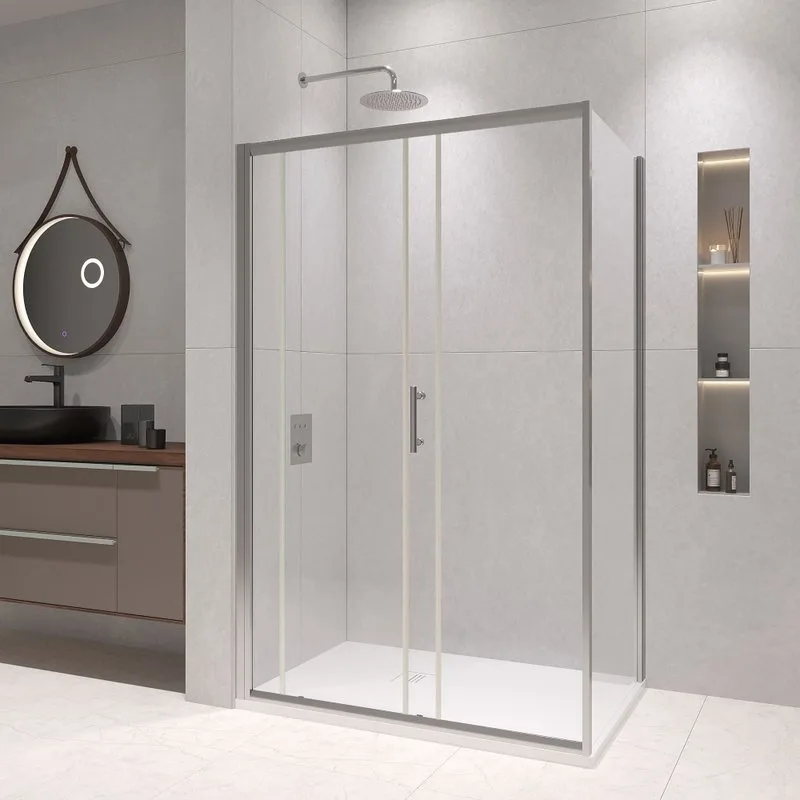 Душевой уголок RGW Passage PA-145 (875-895)x(1175-1195)x1850 профиль хром Sancos — официальный сайт