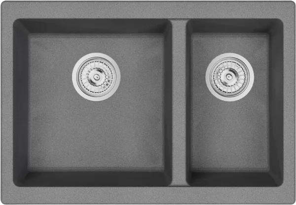 Мойка кухонная Emar Quartz EMQ-2665.PL Антрацит Sancos — Оригинал