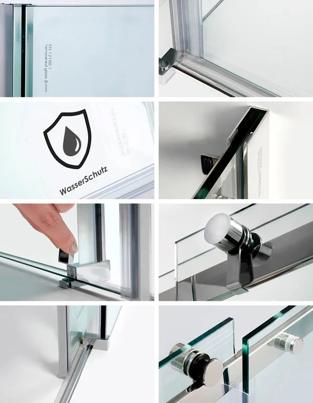 Душевая дверь в нишу Wasserkraft Dinkel 58R30 130 см Sancos — официальный сайт
