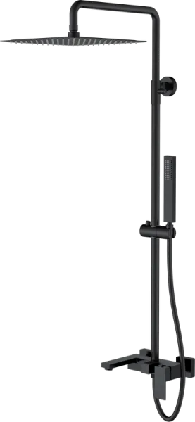 Душевая стойка Boheme Qubic 478-B, matt black Sancos — Оригинал