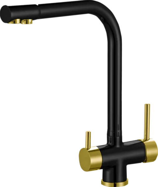 Смеситель для кухни Zorg Sanitary ZR 348 YF BLACK BRONZE Sancos — Оригинал