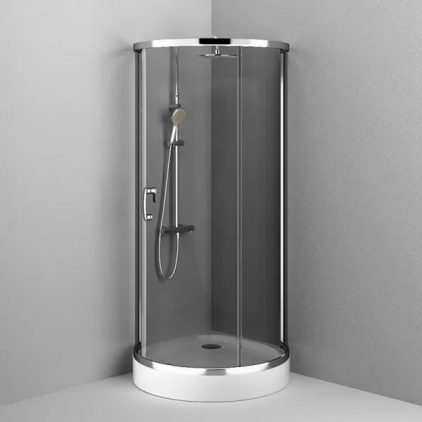 Душевой уголок AM.PM Like W83UG-333-095CG 95x95 профиль хром, стекло тонированное Sancos — Оригинал