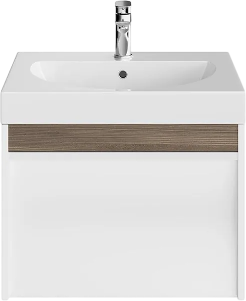 Тумба под раковину без столешницы KERAMA MARAZZI Modula 60 подвесная, белая глянцевая Sancos — Оригинал