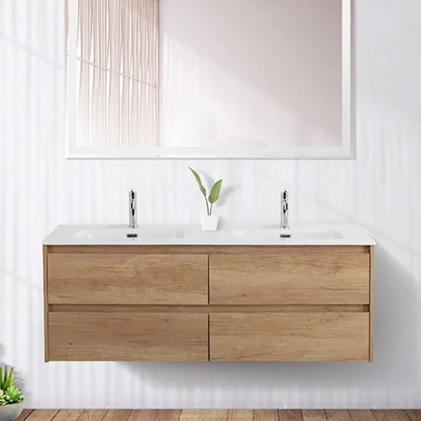 Тумба под раковину без столешницы BelBagno Kraft 120 4 ящика, для двоих, rovere nebrasca nature Sancos — Оригинал