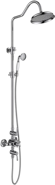 Душевая стойка AQUATEK Классик AQ2563CR, с термостатом, хром Sancos — Оригинал