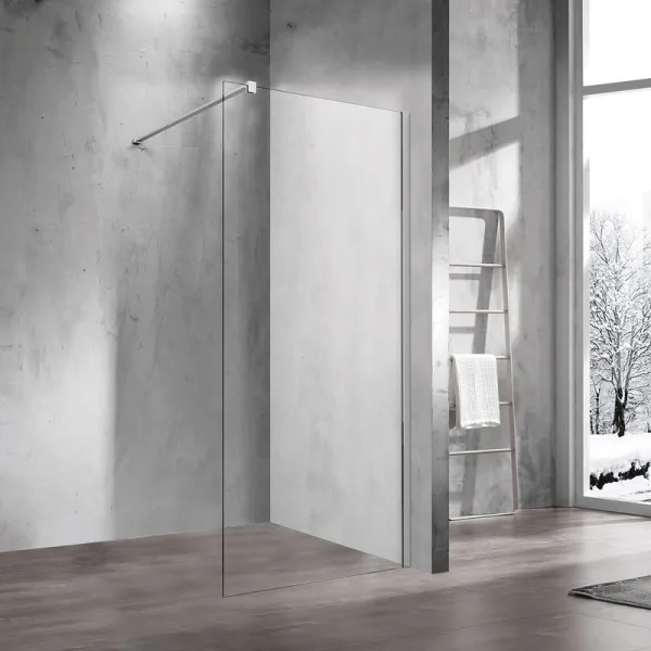 Душевая перегородка Vincea Walk-in VSW-1H100CL 100 см, профиль хром, стекло прозрачное Sancos — Оригинал