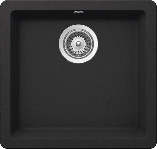Мойка кухонная Schock Quadro 700509U 50 Cristalite оникс Sancos — Оригинал