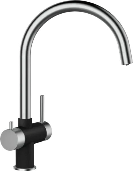 Смеситель для кухни Schock Cristalite Ares оникс Sancos — Оригинал