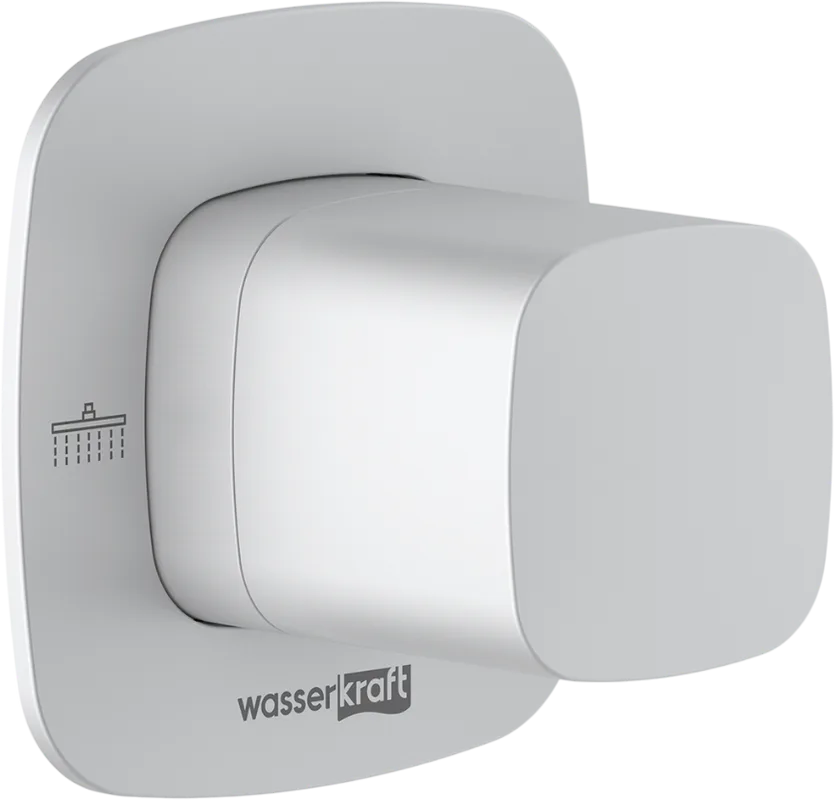 Душевой комплект Wasserkraft Saale A9551.266.146.254.328.156.155, С ВНУТРЕННЕЙ ЧАСТЬЮ, белый Sancos — официальный сайт