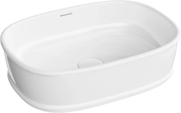 Накладная раковина KERAMA MARAZZI Circo 50 белая глянцевая Sancos — Оригинал