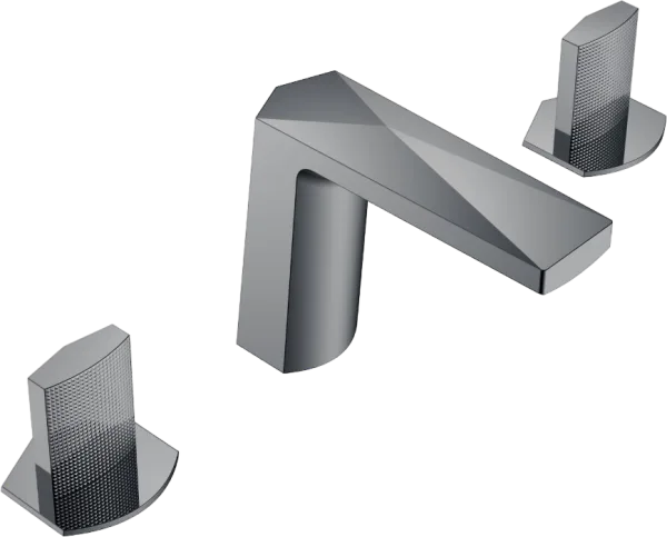 Смеситель на борт ванны Boheme Venturo 150-SGM-TOUCH, shine gun metal Sancos — Оригинал