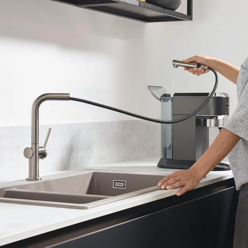 Смеситель для кухни Hansgrohe Talis M54 72809800 сталь Sancos — официальный сайт