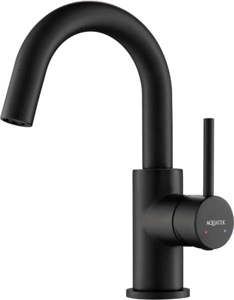 Смеситель для раковины AQUATEK Европа AQ1307MB матовый черный Sancos — Оригинал