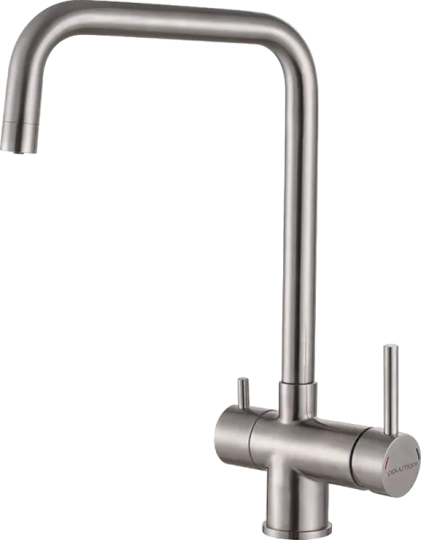 Смеситель для кухни Paulmark Wetter We213030-SS нержавеющая сталь Sancos — Оригинал