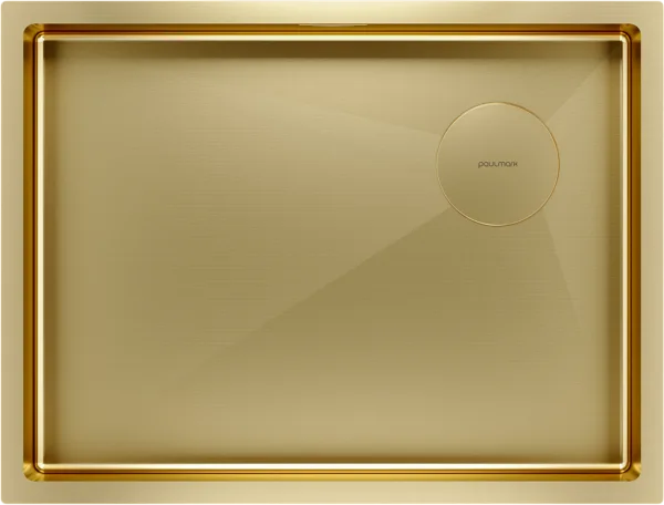 Мойка кухонная Paulmark Next-Skew PM885844-BG брашированное золото Sancos — Оригинал
