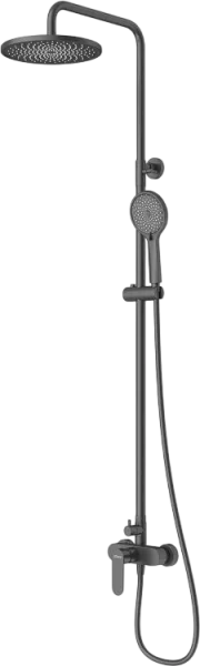 Душевая стойка Cezares Stylus STYLUS-CD-NOP, со смесителем, матовый черный Sancos — Оригинал
