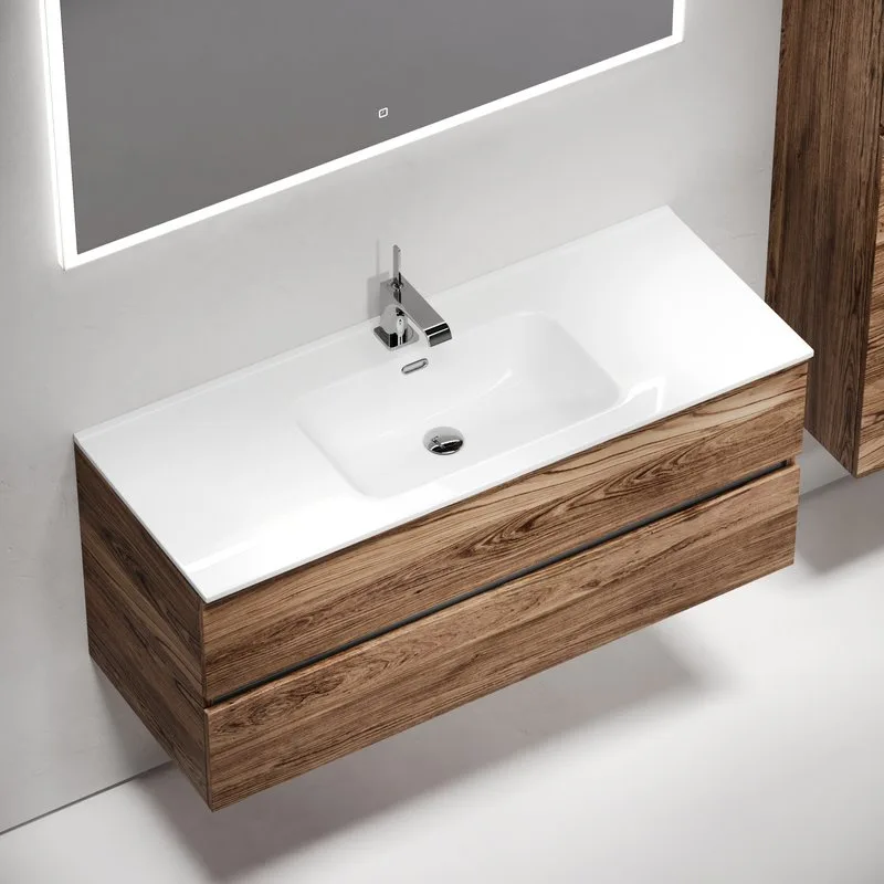Тумба с раковиной Sancos Urban 120 дуб чарльстон, белая раковина CN7006 Sancos — официальный сайт