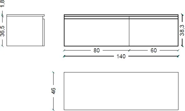 Тумба Armadi Art Flat Valessi Uno-S 140 белый глянец Sancos — официальный сайт