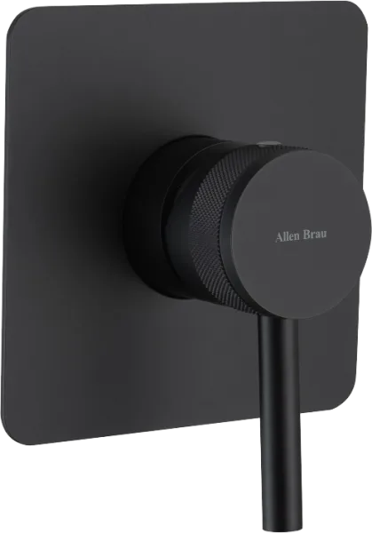 Встраиваемый смеситель Allen Brau Priority X1 5.31012-31 С ВНУТРЕННЕЙ ЧАСТЬЮ, чёрны Sancos — Оригинал