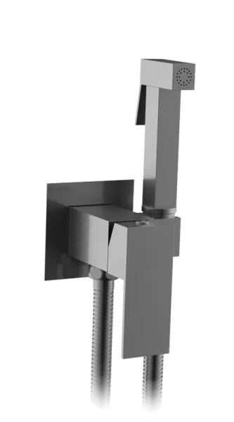 Гигиенический душ AltroBagno BM AltroBagnoBM060121GM со смесителем, С ВНУТРЕННЕЙ ЧАСТЬЮ, оружейная с Sancos — Оригинал
