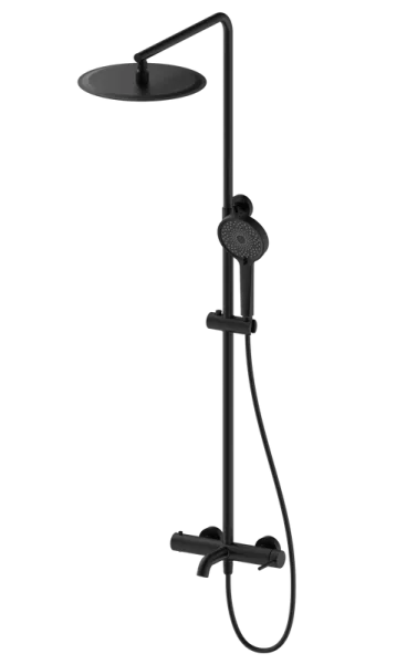 Душевая стойка Wonzon & Woghand STICK WW-88739017-MB, матовая черная Sancos — Оригинал