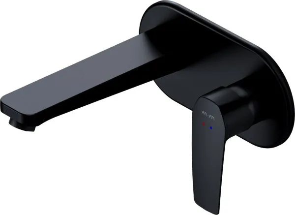 Смеситель для раковины AM.PM Gem F90A72222 С ВНУТРЕННЕЙ ЧАСТЬЮ, черный Sancos — Оригинал