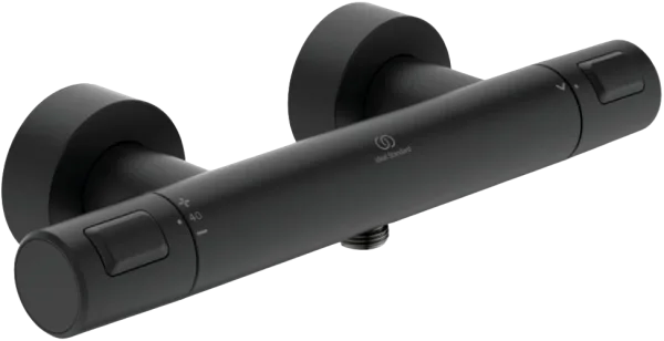 Термостатический смеситель Ideal Standard Ceratherm T25 A7201XG для душа, silk black Sancos — Оригинал