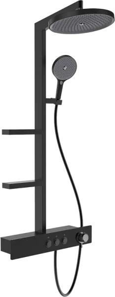 Душевая стойка AQUAme AQM8005B, черная Sancos — Оригинал