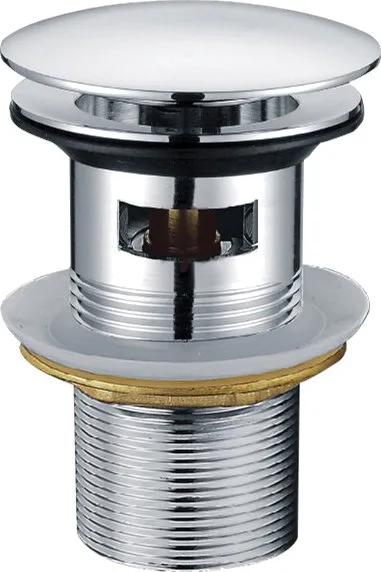 Донный клапан для раковины Creavit SF031 с переливом, хром Sancos — Оригинал