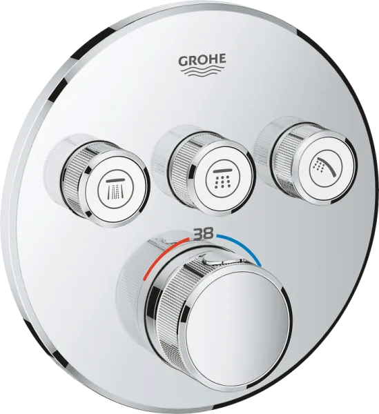 Термостатический смеситель встраиваемый Grohe Grohtherm SmartControl 29121000 для душа Sancos — Оригинал