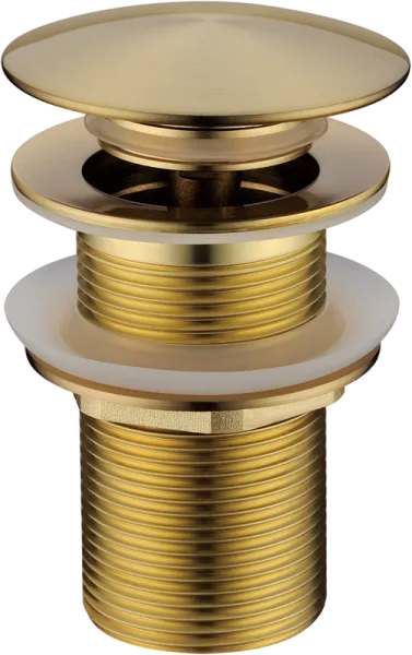 Донный клапан для раковины Boheme 612-MG matt gold, click-clack Sancos — Оригинал