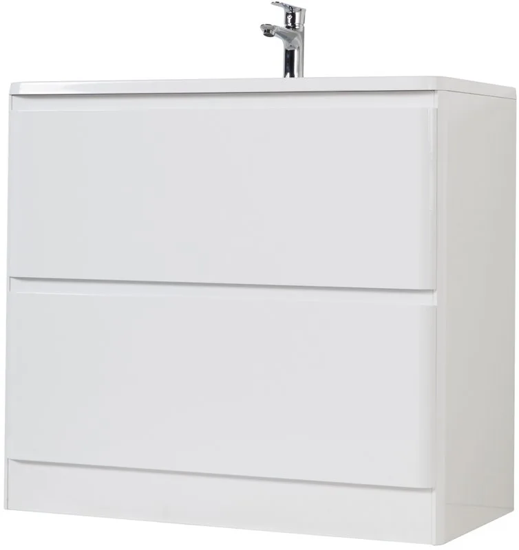 Тумба под раковину без столешницы BelBagno Albano 90 напольная, bianco lucido Sancos — официальный сайт