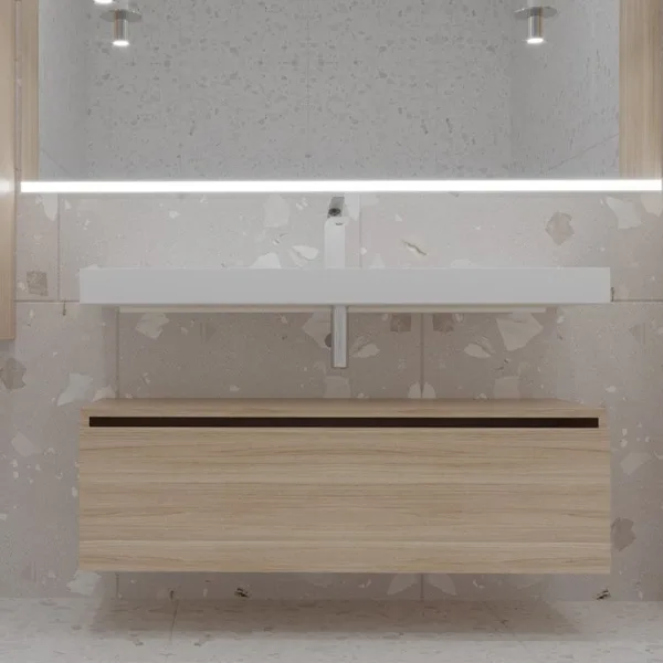 Тумба Armadi Art Flat Valessi Uno-S 120 light oak Sancos — Оригинал