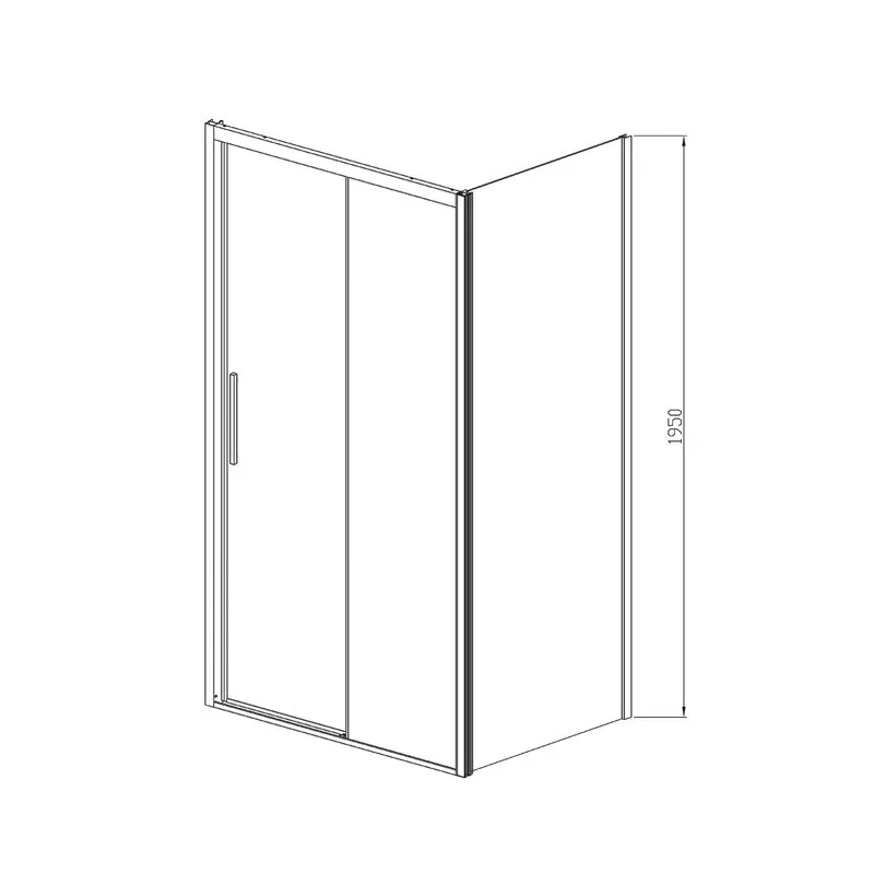 Душевой уголок Vincea Soft VSR-3SO9015CLGM 150х90, профиль вороненая сталь, стекло прозрачное Sancos — официальный сайт