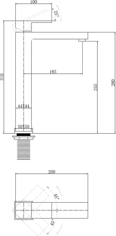 Смеситель для раковины Abber Daheim AF8211 хром Sancos — официальный сайт