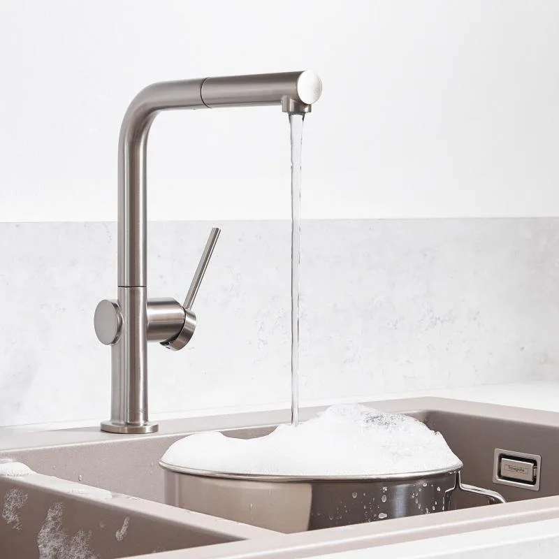 Смеситель для кухни Hansgrohe Talis M54 72809800 сталь Sancos — официальный сайт