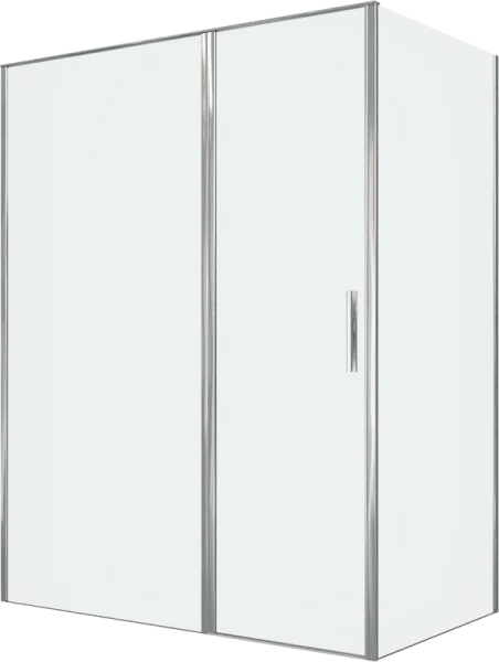 Душевой уголок Allen Brau Priority 160x90, профиль хром, стекло прозрачное Sancos — Оригинал