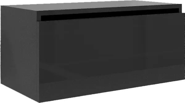 Тумба Armadi Art Flat Valessi Uno-S 80 антрацит глянец Sancos — Оригинал