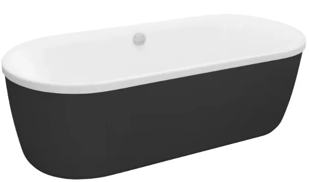 Акриловая ванна Cezares Metauro METAURO-Central-180-80-40-W-MATT 180x80 см, отдельностоящая, белая  Sancos — официальный сайт