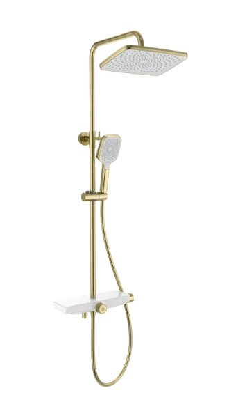 Душевая стойка Wonzon & Woghand ThermoKlick WW-B3098-A-BG, брашированное золото Sancos — Оригинал