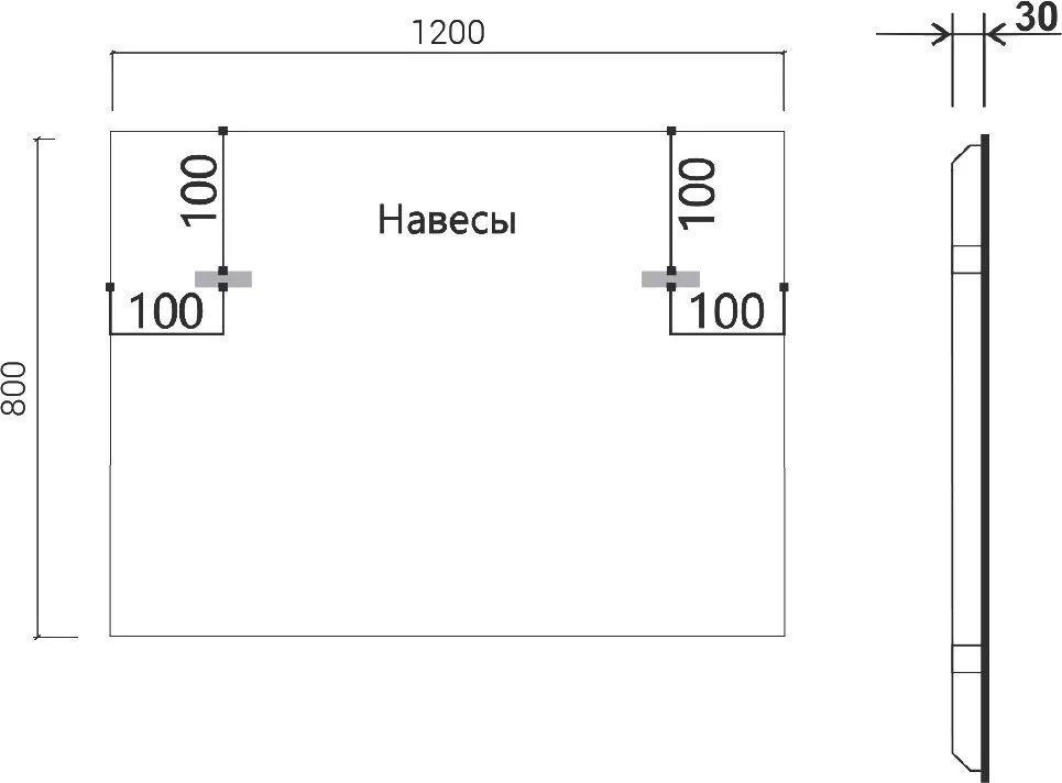 Зеркало Vincea VLM-3VN120-2 120x80 с подсветкой и антизапотевателем Sancos — официальный сайт