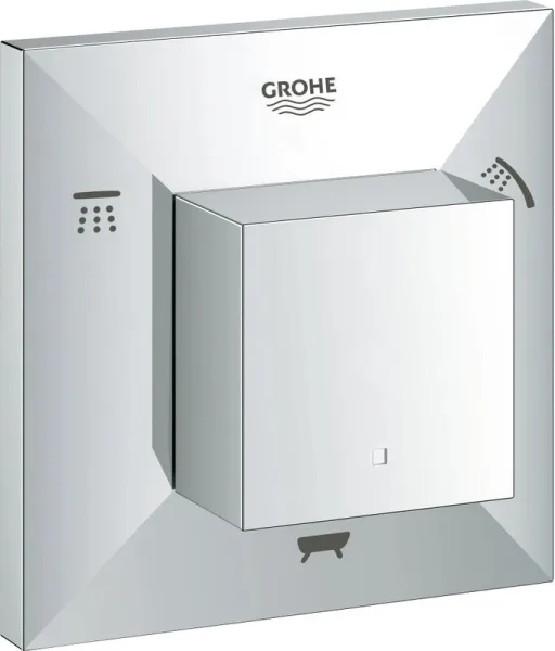 Переключатель потоков Grohe Allure Brilliant 19798000, на три потребителя Sancos — Оригинал
