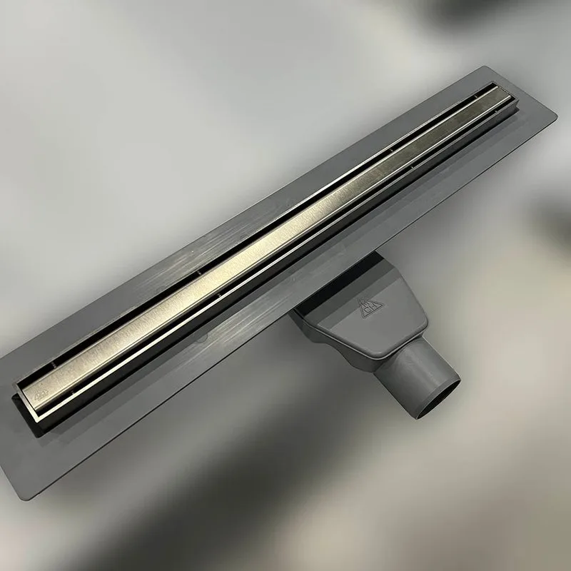 Душевой трап (лоток) Veconi Slim Line 500 хром матовый Sancos — официальный сайт