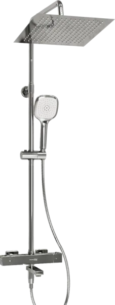 Душевая стойка Wasserkraft Aller A199.118.065.010.CH Thermo, с термостатом, хром Sancos — Оригинал
