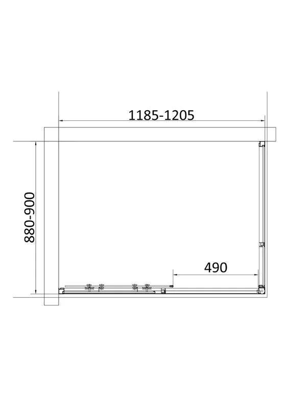 Душевой уголок Vincea Slim VSR-6SL9012CL 120х90 см, профиль глянцевый хром, стекло прозрачное Sancos — официальный сайт