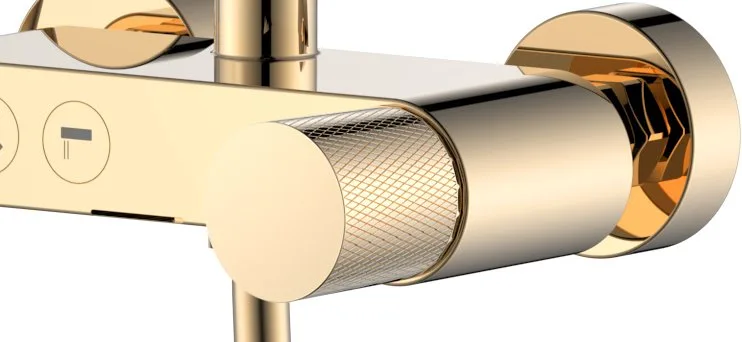 Душевая стойка Boheme Stick 128-GG.2, gold touch gold Sancos — официальный сайт