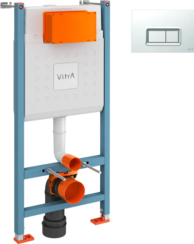Система инсталляции для унитазов VitrA V-Fix Core 732-5800-01, с кнопкой смыва 740-0680 хром Sancos — официальный сайт
