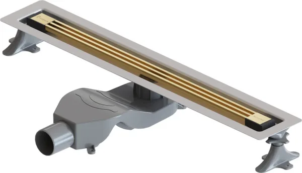 Душевой трап (лоток) Boheme Infinity 60 см, золото Sancos — Оригинал