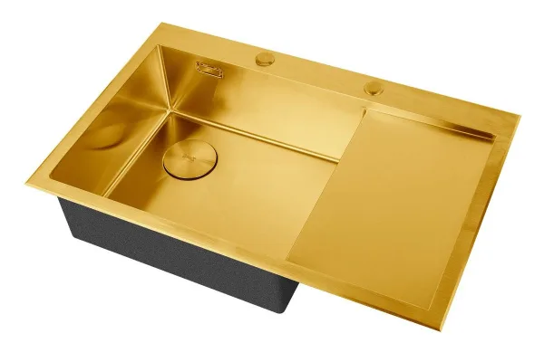 Кухонная мойка ZorG LUX 7851-L BRONZE Sancos — Оригинал